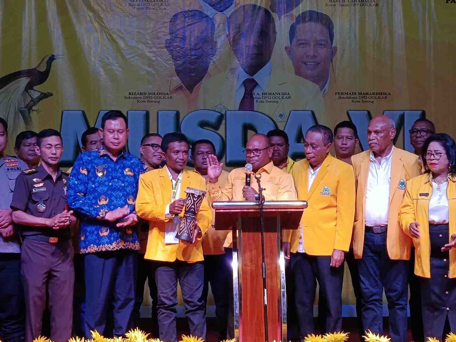 Musda VI Golkar Kota Sorong Jadi Momentum Kebangkitan, Kader Diminta Tetap Solid