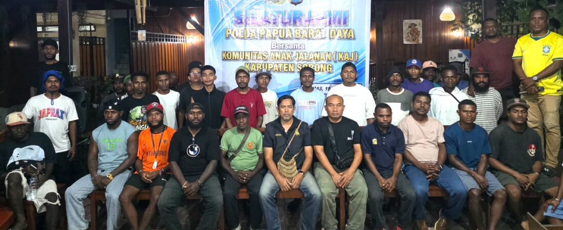 Polda Papua Barat Daya Rangkul Komunitas Anak Jalanan, Perkuat Sinergi Jaga Kamtibmas