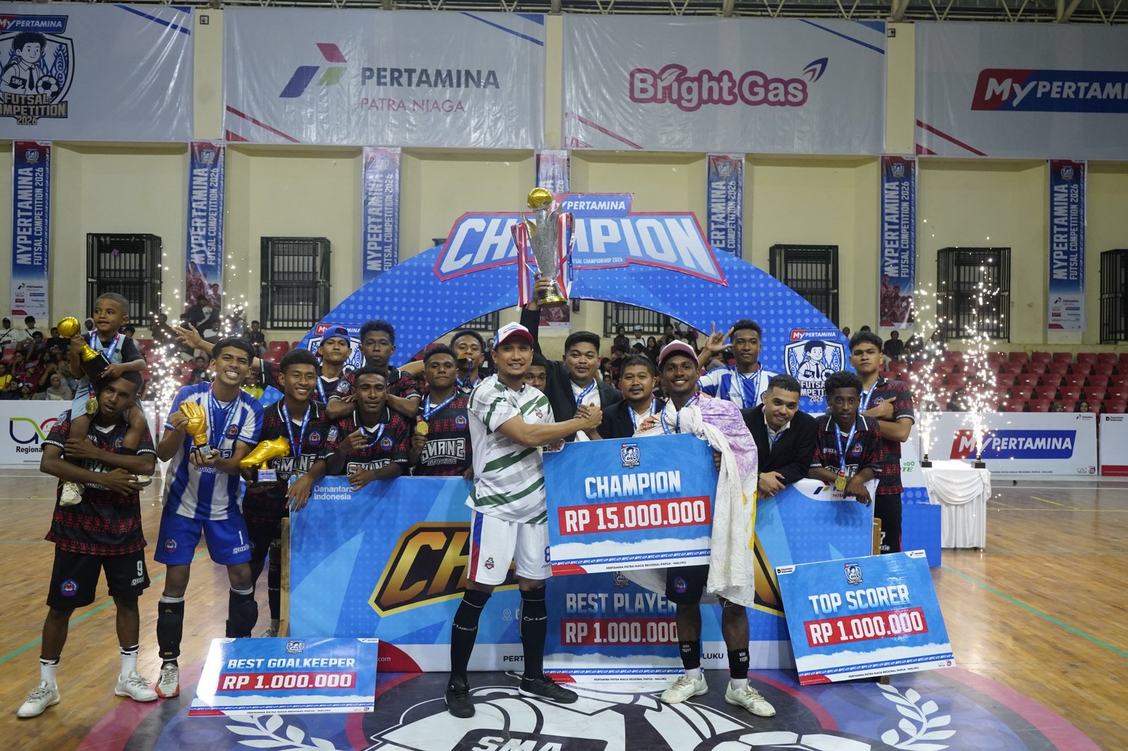 SMAN 2 Jayapura Juara MyPertamina Futsal Competition 2026, Pertamina Dorong Talenta Muda Papua