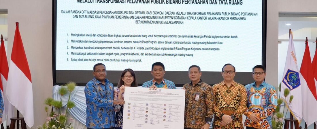 ATR/BPN dan KPK Tawarkan 9 Program ke Pemda Sulut, Diklaim Bisa Dongkrak PAD