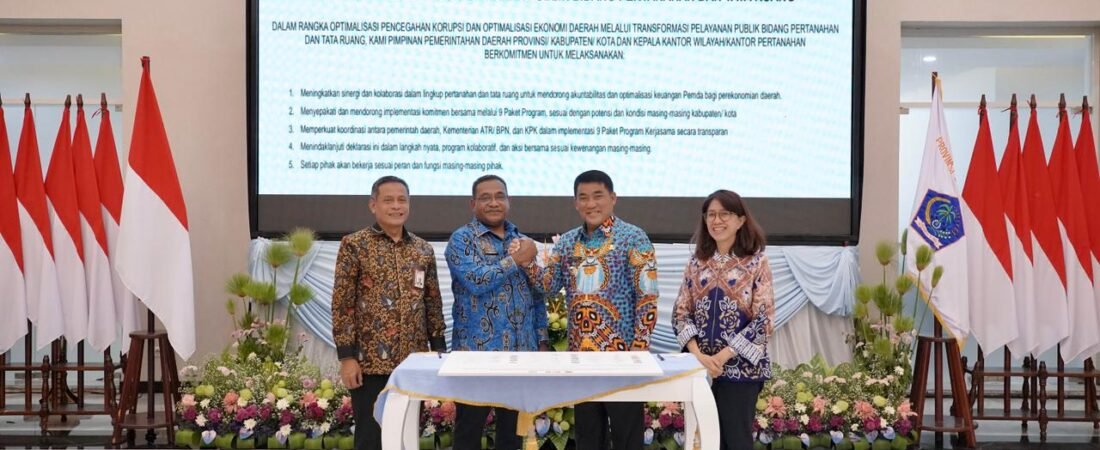 Kementerian ATR/BPN dan KPK Jadikan Sulut Percontohan Transformasi Layanan Pertanahan