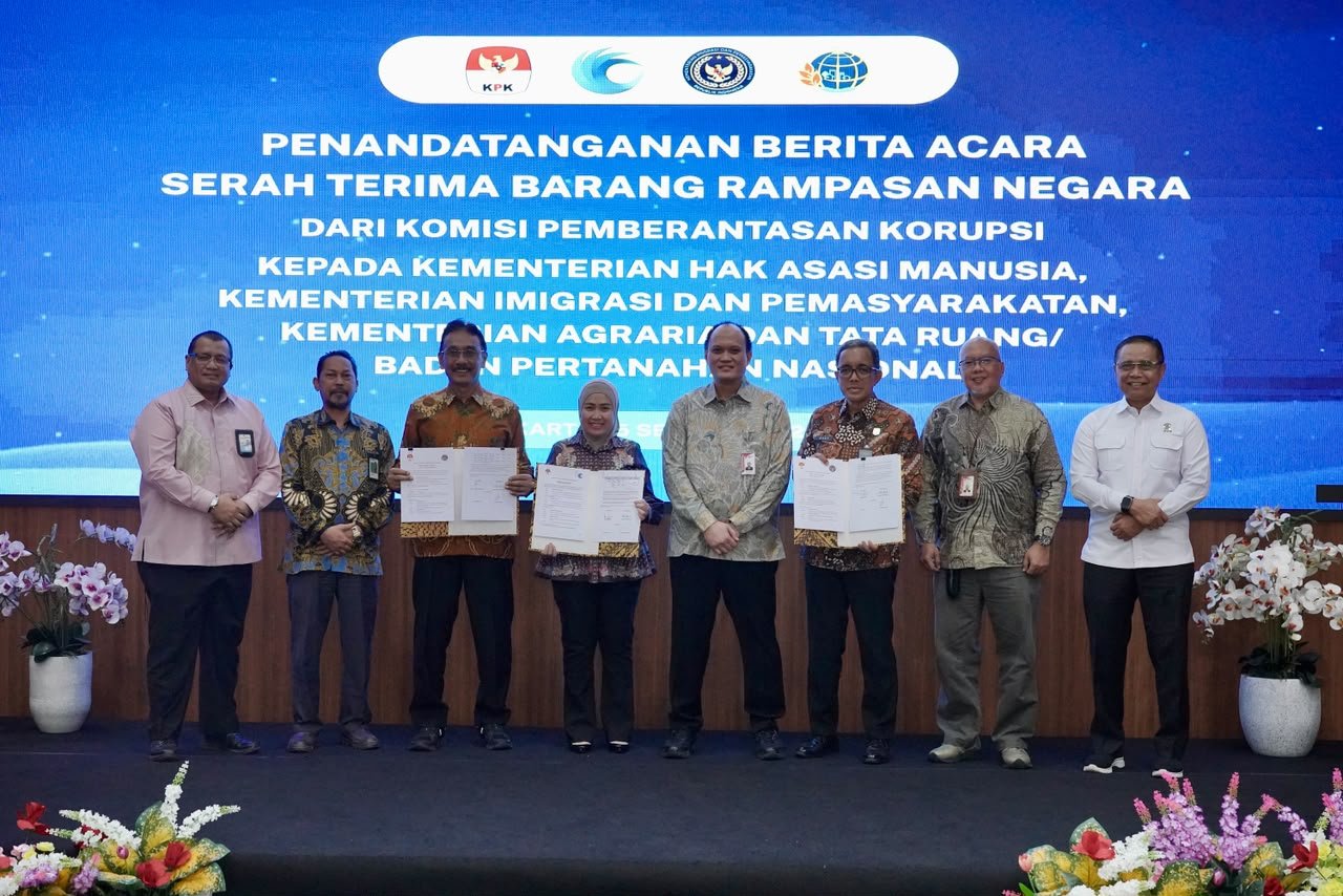 ATR/BPN Terima Aset Rampasan KPK Senilai Rp763 Juta